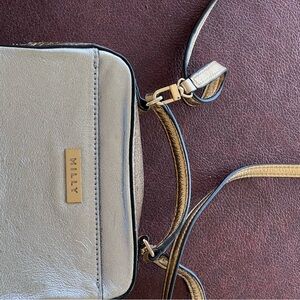 Milly Silver Crossbody Bag